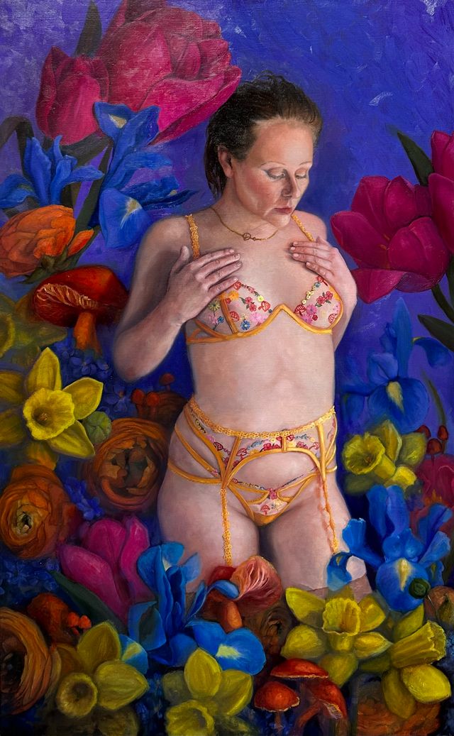 “Dani with Daffodils” by Laura Vespertine